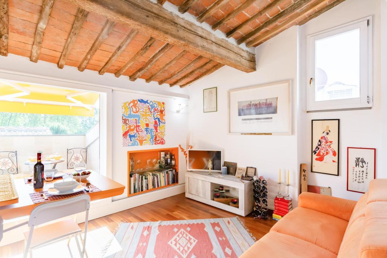 Piazza Dei Cavalieri Orange Attic Apartment Pisa Bagian luar foto